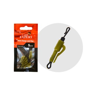 CARP EXPERT QUICK CHANGE LEAD CLIPS ÓLOMKLIPSZ