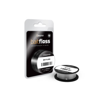 Šňůra Delphin Hook Line BAIT FLOSS bílá 20lb 20m