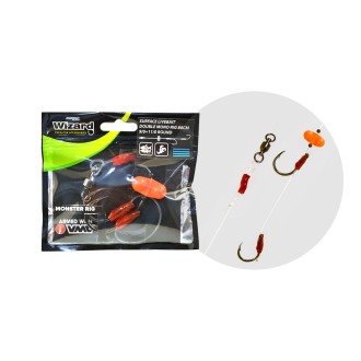 WIZARD MONSTER SURFACE LIVEBAIT DOUBLE MONO RIG