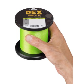 DEX Braid PE X8 Chartreuse 1 m 0,14 mm 12,9 kg