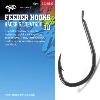 Háčky s lopatkou Giants Fishing Feeder 10ks
