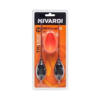 Sada krmítek Mivardi Method Feeder QMR Grip XL Long 50g+60g+formička