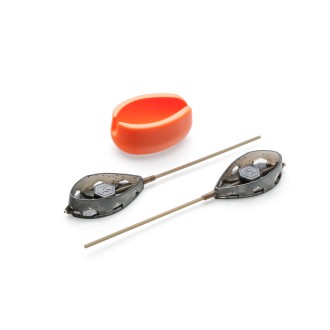 Sada krmítek Mivardi Method Feeder QMR Flat XL Long 50g+60g+formička