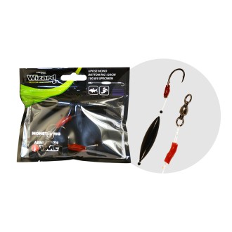 WIZARD MONSTER UPOSE MONO BOTTOM RIG HARCSÁZÓ ELŐKE