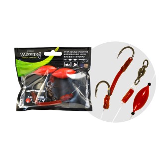 WIZARD MONSTER RIVER DOUBLE UPOSE PRO MONOBRAID RIG SUMCOVÝ NÁVAZEC