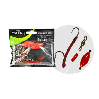 WIZARD MONSTER RIVER DOUBLE UPOSE PRO MONOBRAID RIG SUMCOVÝ NÁVAZEC