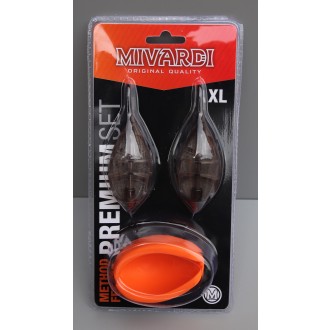Sada krmítek Mivardi Method Feeder Set Premium XL 50g + 60g + formička