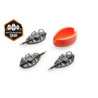 Sada krmítek Mivardi Method Feeder QMR Grip L 30g+40g+50g+formička