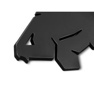 3D nálepka Delphin Carp Černá