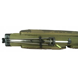 Pouzdro na pruty Mistrall se stojanem 3 komory 140cm Khaki