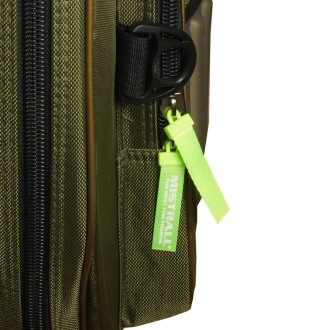 Pouzdro na pruty Mistrall se stojanem 3 komory 150cm Khaki