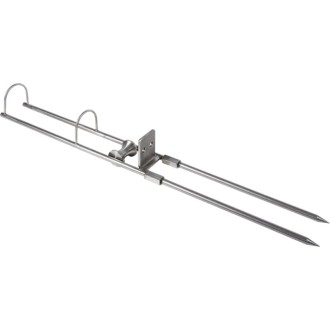 Sumcový nerezový držák prutu Sports Exclusive s kladkou skládací 75/45cm