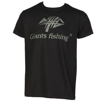 Tričko Giants Fishing černé Camo Logo