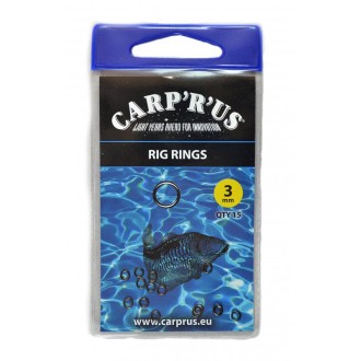 Kroužky na návazce Carp´R´Us Rig Rings 3mm 15ks