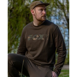 Fox Long Sleeve Khaki/Camo T-Shirt