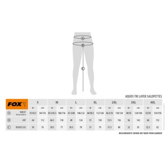 Fox Aquos Tri Layer Salopettes