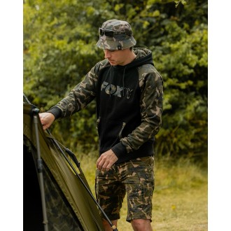Fox Black/Camo Raglan Hoody