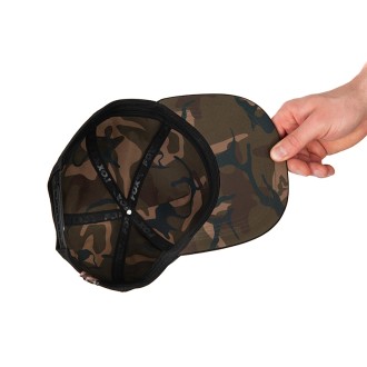 Kšiltovka Fox Black/Camo Flat Peak Snapback Cap