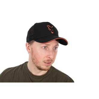 Kšiltovka Fox Collection Trucker Cap Black & Orange