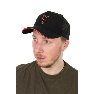 Kšiltovka Fox Collection Trucker Cap Black & Orange