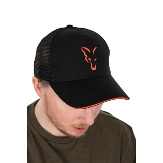 Kšiltovka Fox Collection Trucker Cap Black & Orange
