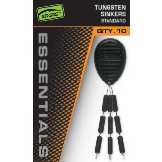 Fox EDGES™ Essentials Tungsten Sinkers 10ks