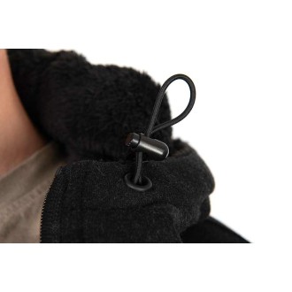Bunda Fox Collection Sherpa Jacket Black & Orange