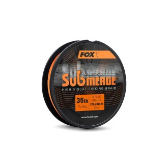 Splétaná šňůra Fox Submerge Orange Sinking Braid 300m