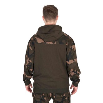 Mikina Fox LW Khaki/Camo Split Zip Hoody