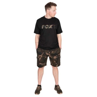 Triko Fox Black/Camo Logo T-Shirt