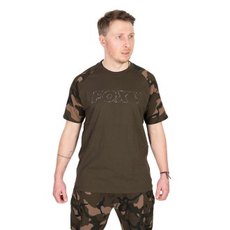 Tričko Fox Khaki/Camo Outline T-Shirt