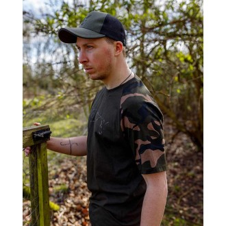 Tričko Fox Khaki/Camo Outline T-Shirt