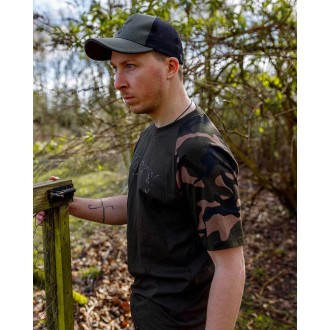 Tričko Fox Khaki/Camo Outline T-Shirt