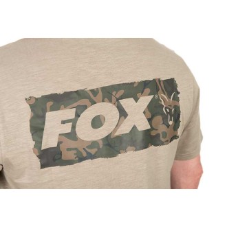 Triko Fox LW Khaki Large Print T