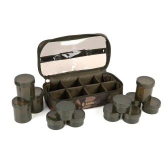 Pouzdro Fox Camolite™ 12 Pot Hookbait Case