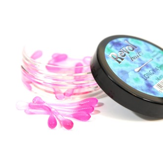 Revol Baits nástraha Longi 45mm příchuť krevetka, barva růžová UV 14ks