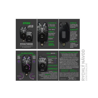 Sada Hlásičů Zfish Bite Alarm Set Zx8 4+1