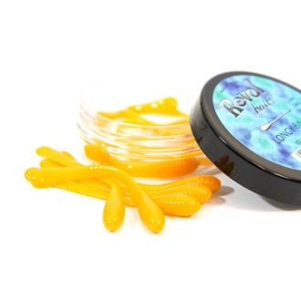 Revol Baits nástraha Longi 80mm příchuť krevetka, barva žlutá 10ks