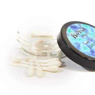 Revol Baits nástraha Longi 80mm příchuť sýr-česnek, barva bílá 10ks