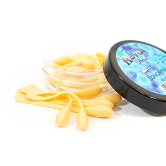 Revol Baits nástraha Longi 80mm příchuť sýr-česnek, barva světle žlutá 10ks
