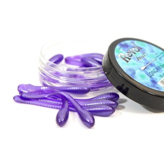 Revol Baits nástraha Longi 80mm příchuť sýr-česnek, barva fialová perleť 10ks