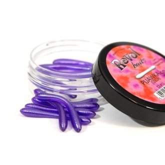 Revol Baits nástraha Leech 50mm příchuť krevetka, barva fialová perleť 12ks