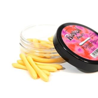 Revol Baits nástraha Leech 50mm příchuť sýr-česnek, barva světle žlutá 12ks