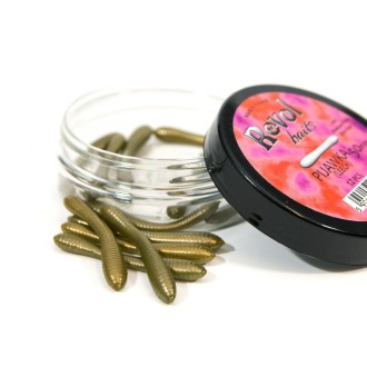 Revol Baits nástraha Leech 50mm příchuť sýr-česnek, barva olivová perleť 12ks