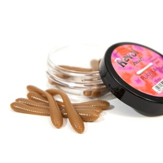 Revol Baits nástraha Leech 70mm příchuť revetka, barva béžová 10ks
