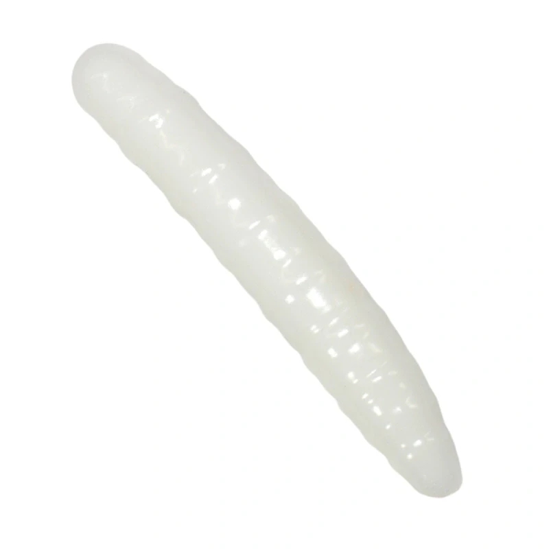 Gumová nástraha Revol Baits Larva příchuť česnek-sýr 50mm 10ks