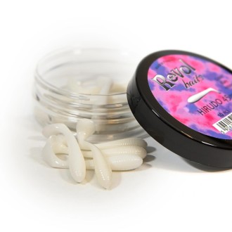 Revol Baits nástraha Hirudo 45mm příchuť sýr-česnek, barva bílá 10ks
