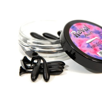 Revol Baits nástraha Hirudo 45mm příchuť sýr-česnek, barva černá 10ks