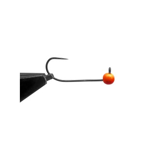 Jigová hlavička Jigovky HD Barbless Orange #6 5ks