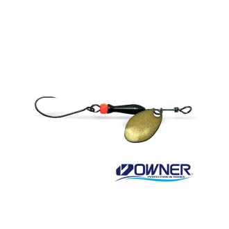 Třpytka Jigovky Classic Barbless Black - Orange Body vel.00